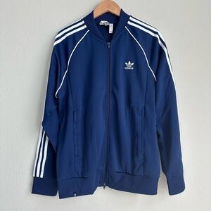 Adidas Track Jacket Blue Size Large NWOT